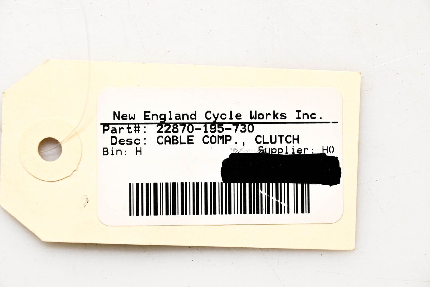 New OEM Honda 22870-195-730 Clutch Cable NOS
