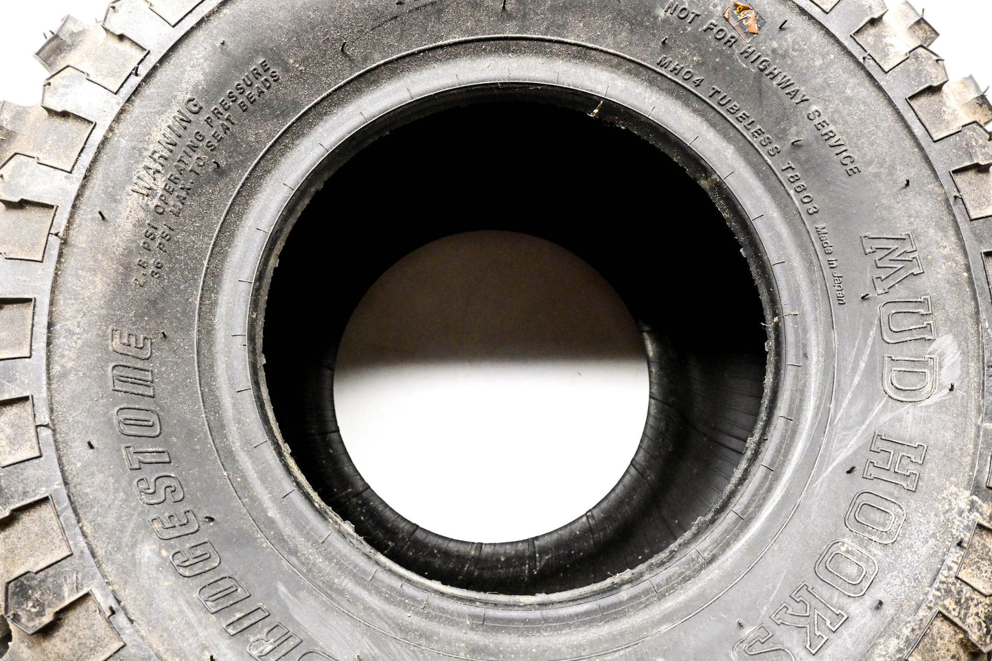 Bridgestone Tires201-34 Mud Hooks Tire 20x9-8 NOS