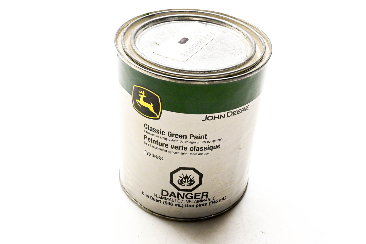 New OEM John Deere TY25655 Classic Green Paint Quart NOS