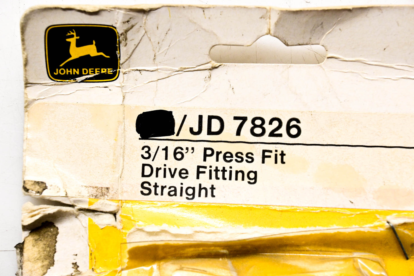 New OEM John Deere JD7826 Drive Fittings Qty 4 NOS