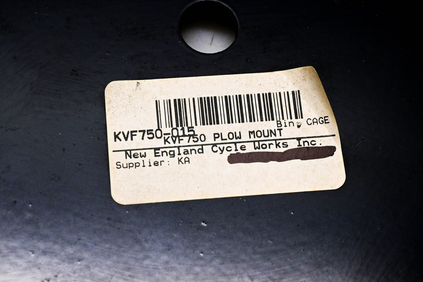 Warn KVF750-015 Plow Mounting Assembly NOS