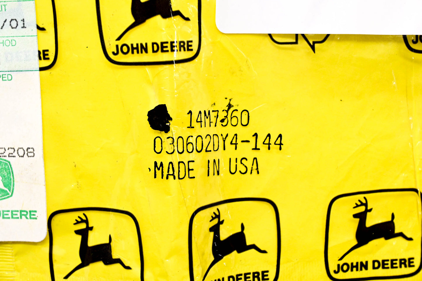 New OEM John Deere 14M7360 Lock Nuts Qty 2 NOS