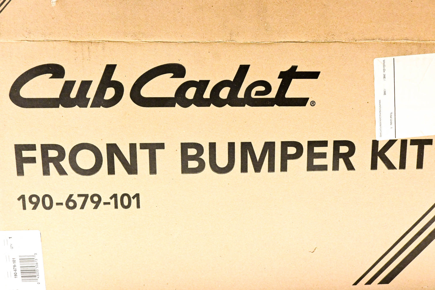 Cub Cadet 190-679-101 Front Bumper Kit NOS