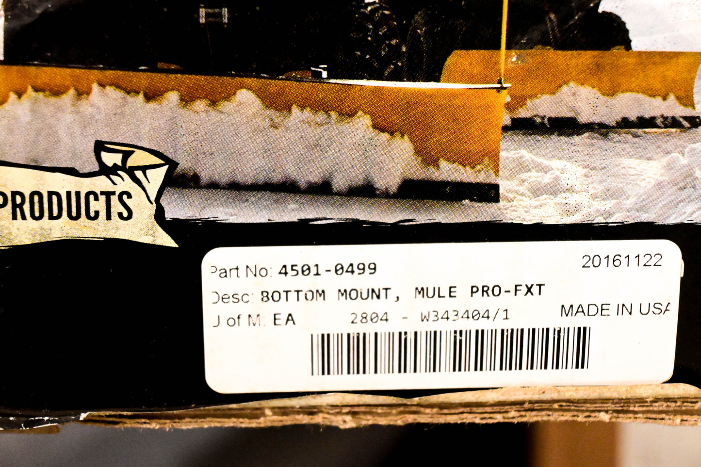 Moose Utility Division 4501-0499 Mule Pro-FXT Bottom Mount NOS