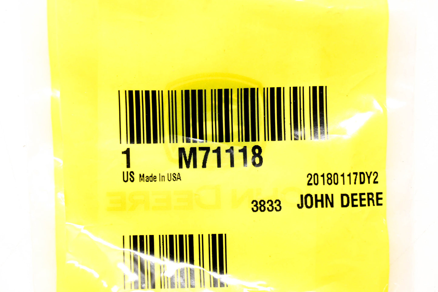 New OEM John Deere M71118 Extension Spring NOS