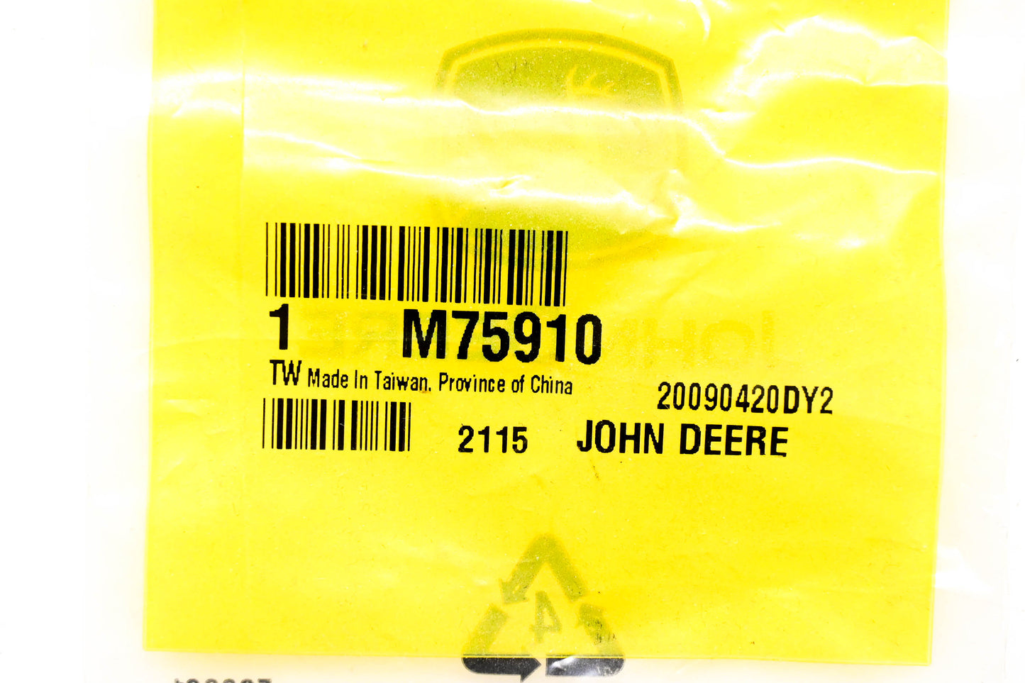 New OEM John Deere M75910 Seal NOS