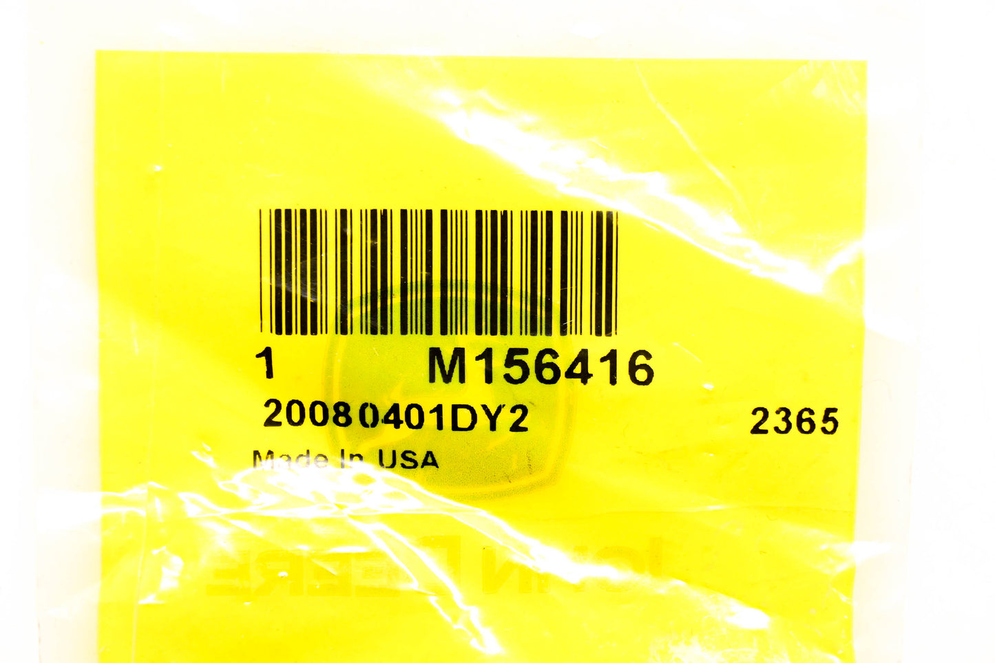 New OEM John Deere M156416 Lock Nut NOS
