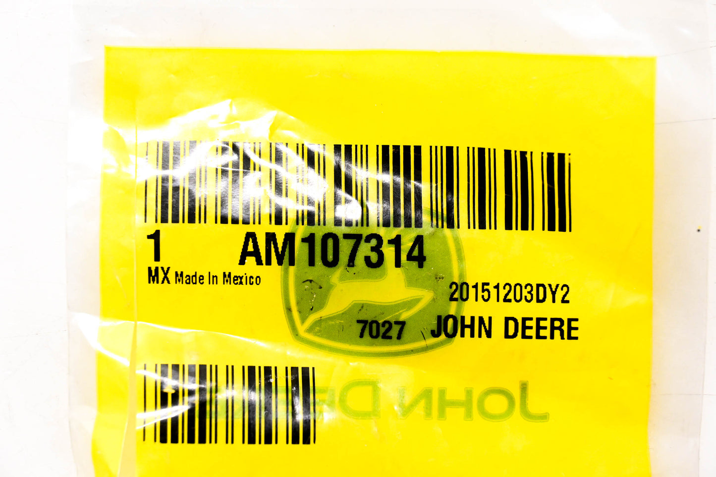 New OEM John Deere AM107314 Fuel Filter NOS