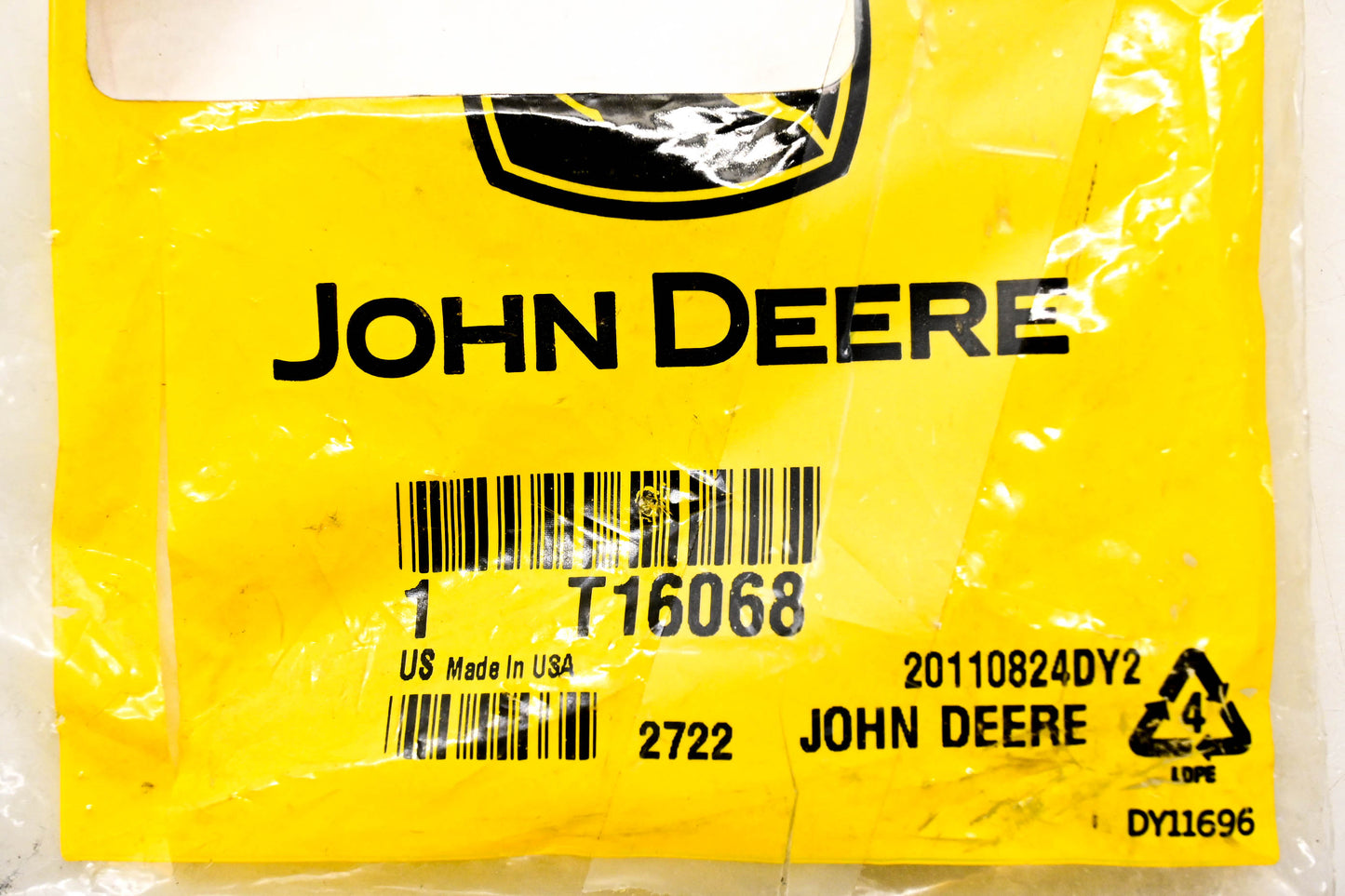 New OEM John Deere T16068 Fastener Pin NOS