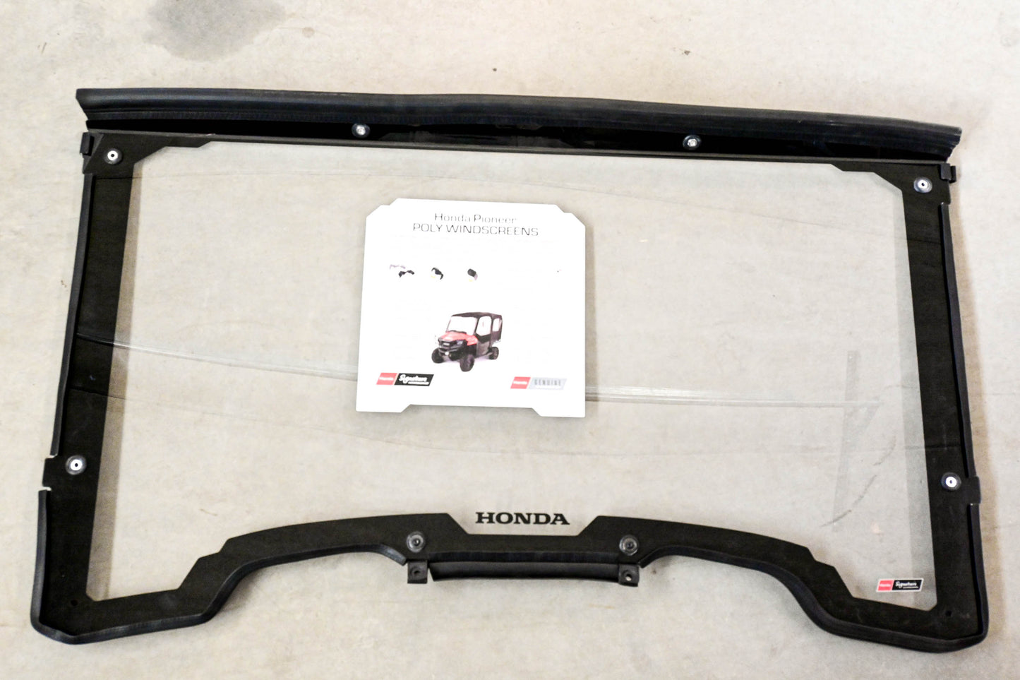 New OEM Honda 0SR73-HL3-200 Full Poly Windscreen Optical Grade Kit NOS