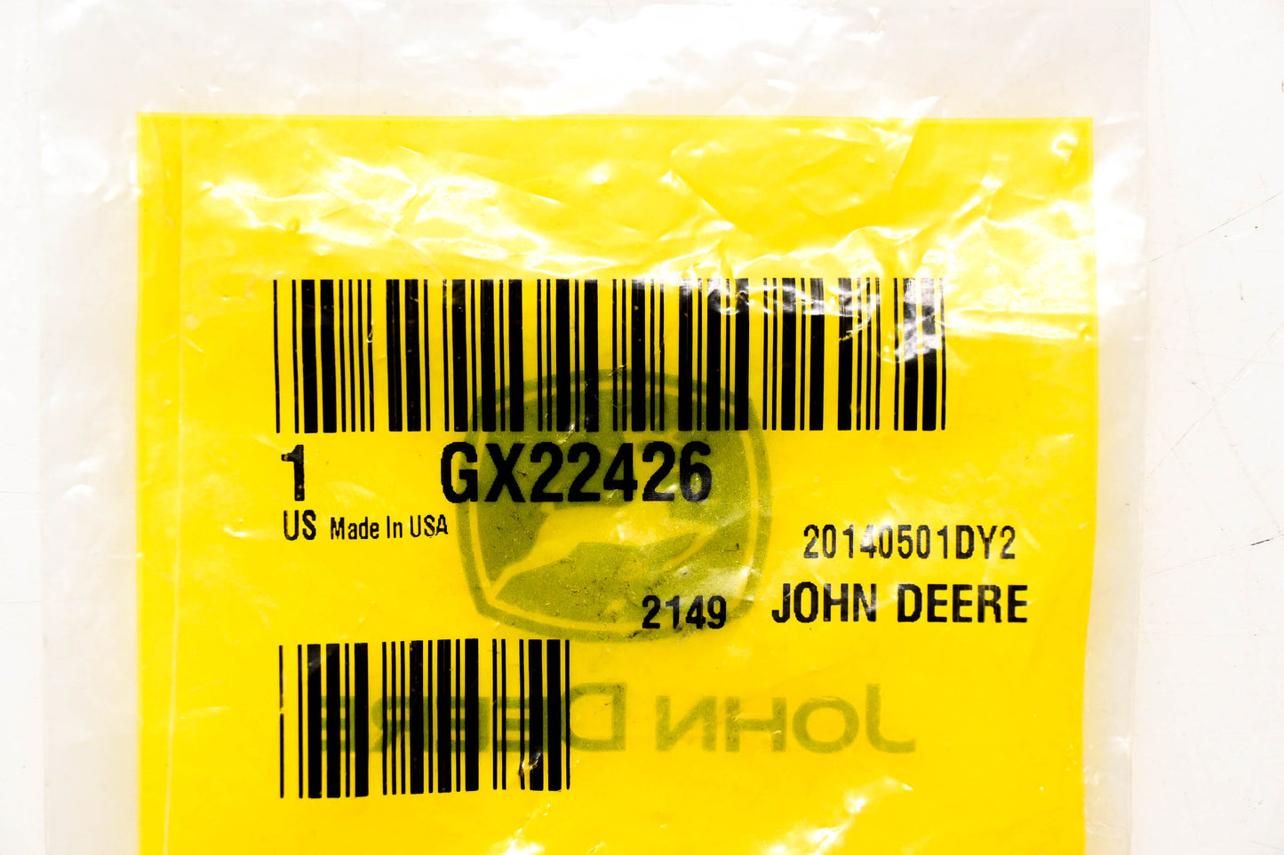 New OEM John Deere GX22426 Port Plate NOS