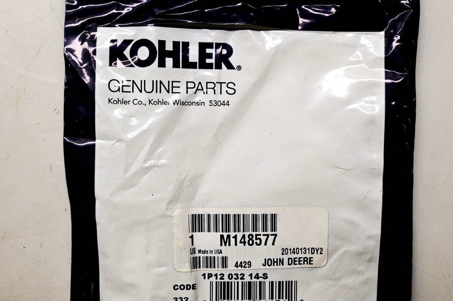 Kohler M148577 Equipment Seal fits John Deere NOS
