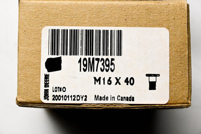 New OEM John Deere 19M7395 Cap Screw NOS