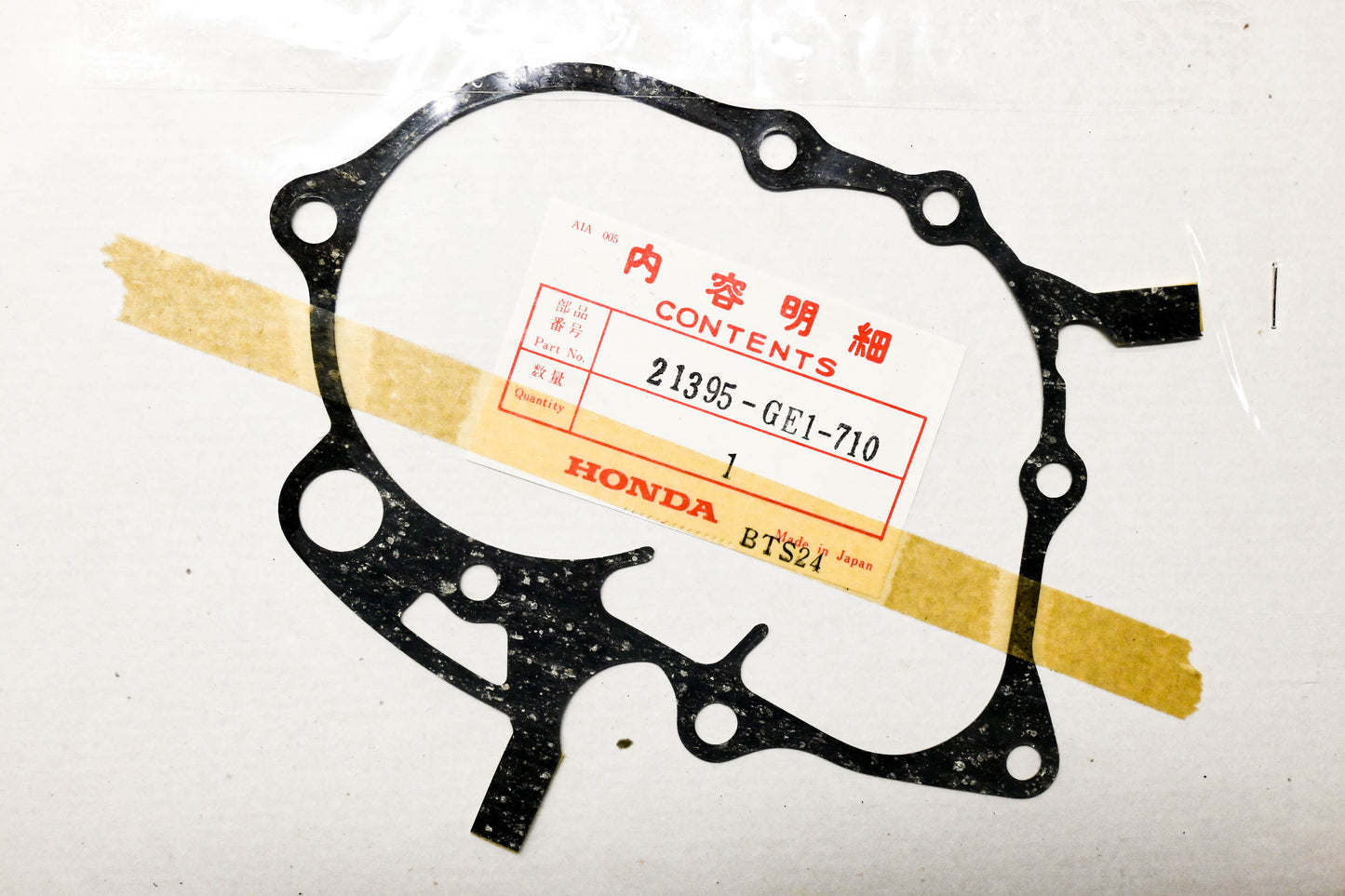 New OEM Honda 21395-GE1-710 Gasket NOS