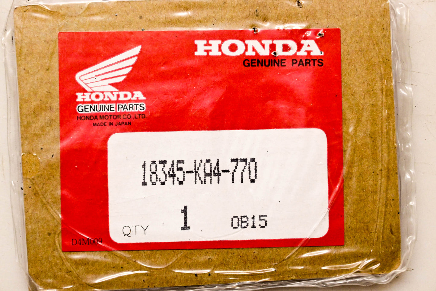 New OEM Honda 18345-KA4-770 Sub-Chamber Gasket NOS