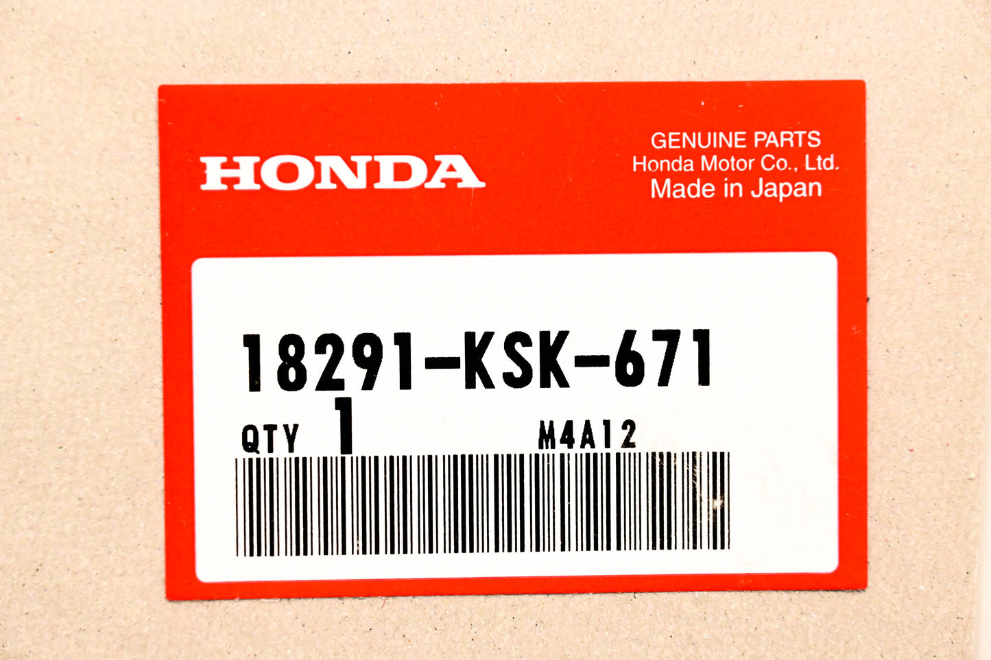 New OEM Honda 18291-KSK-671 Exhaust Gasket NOS