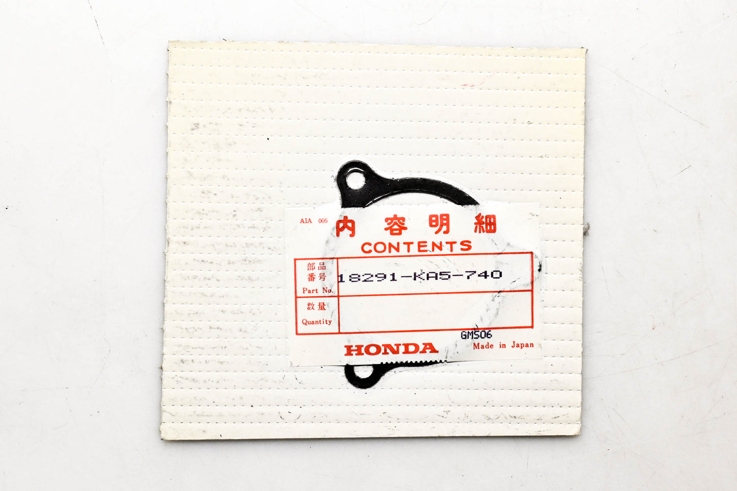 New OEM Honda 18291-KA5-740 Gasket NOS
