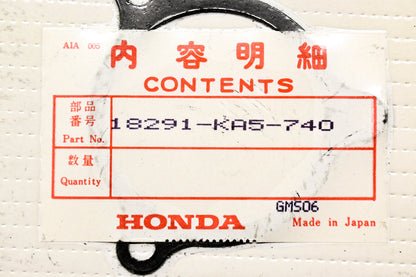 New OEM Honda 18291-KA5-740 Gasket NOS