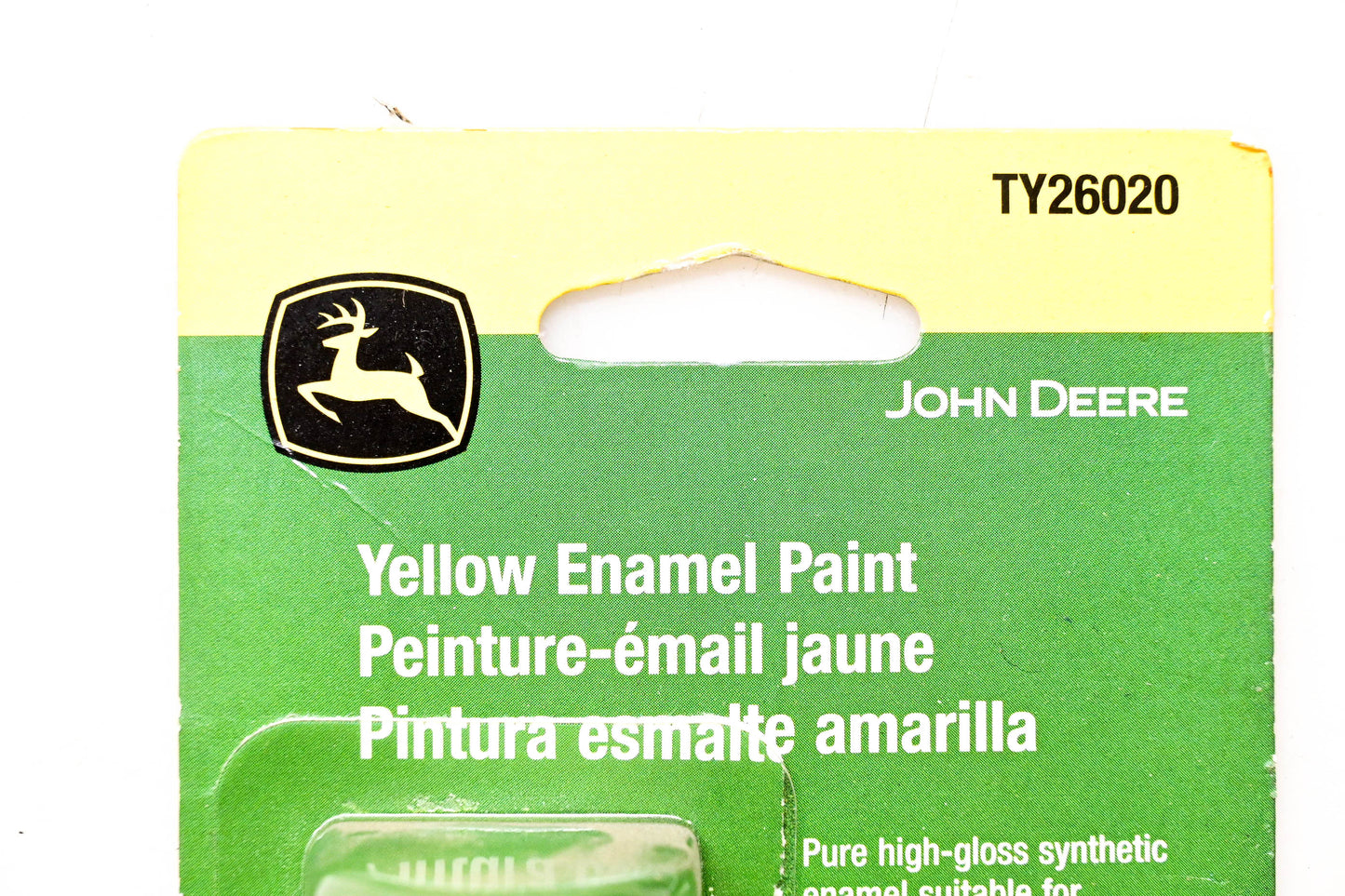 New OEM John Deere TY26020 Yellow Enamel Paint Touch-Up Pen NOS