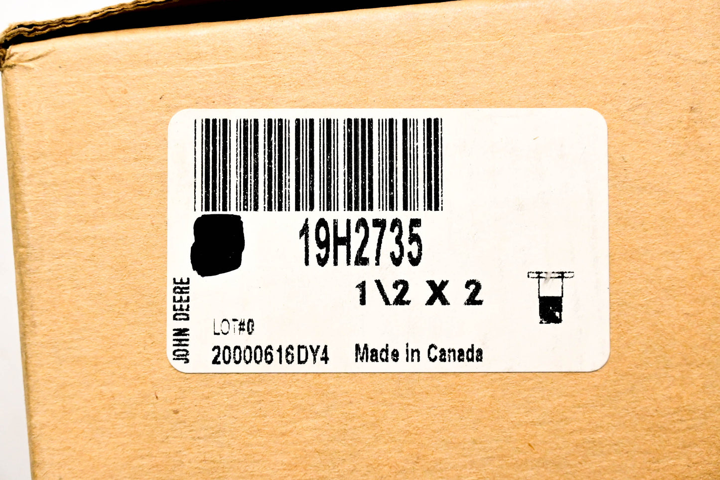 New OEM John Deere 19H2735 Cap Screw 1/2 X 2 NOS