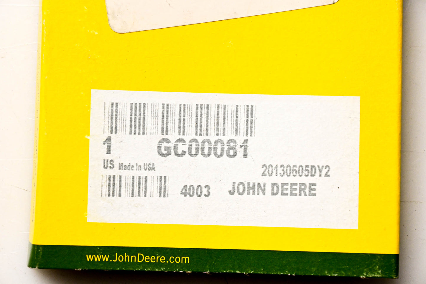 New OEM John Deere GC00081 V Belt NOS