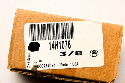 New OEM John Deere 14H1076 Nuts 3/8 Qty 2 NOS
