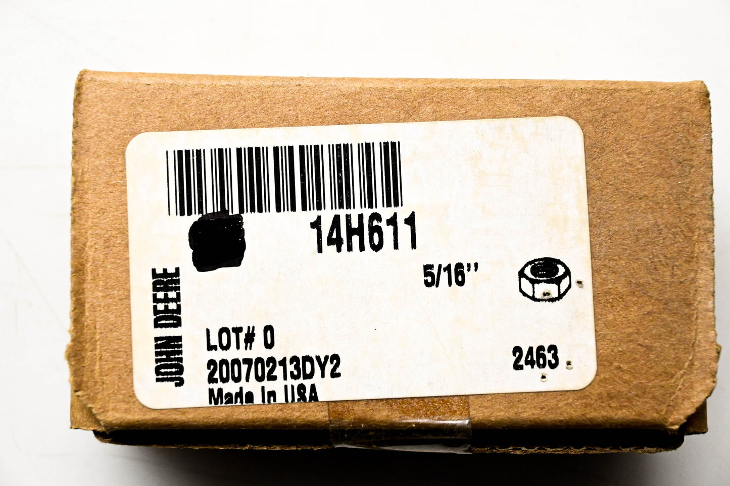 New OEM John Deere 14H611 Nuts 3/8 Qty 2 NOS