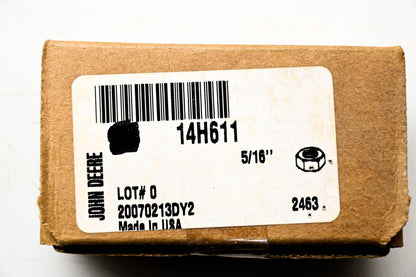 New OEM John Deere 14H611 Nuts 3/8 Qty 2 NOS