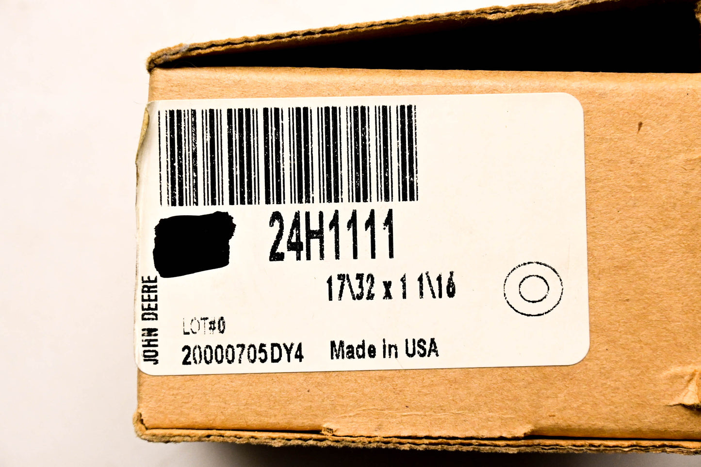 New OEM John Deere 24H1111 Washer 17/32 x 1-1/16 NOS