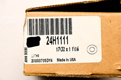 New OEM John Deere 24H1111 Washer 17/32 x 1-1/16 NOS