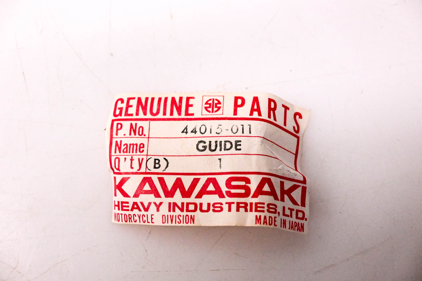 New OEM Kawasaki 44015-011 Inner Tube Fork Guide NOS