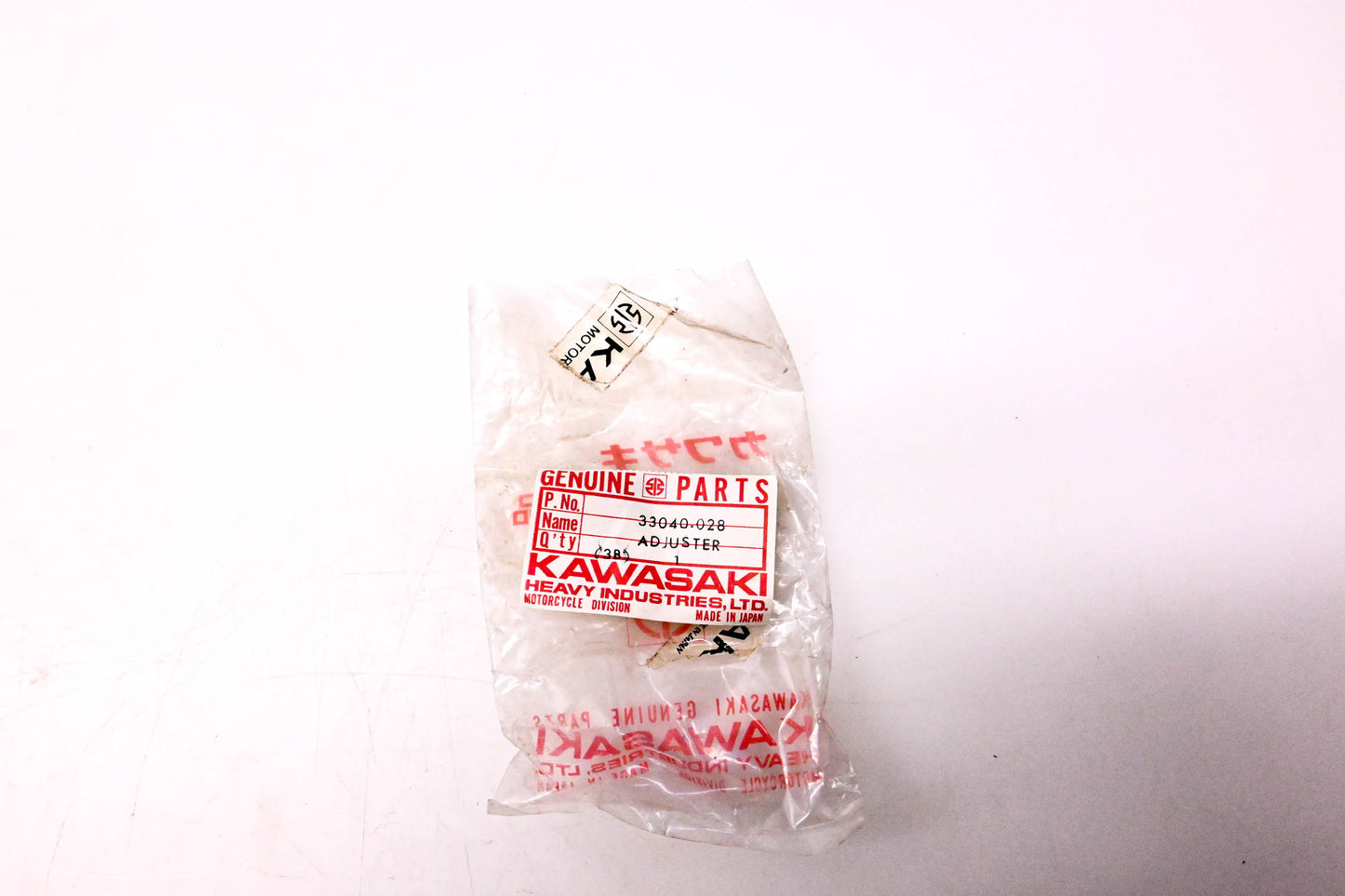 New OEM Kawasaki 33040-028 Left Hand Chain Adjuster NOS
