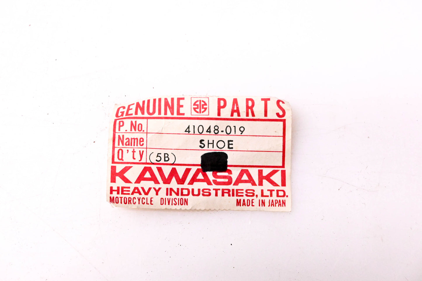 New OEM Kawasaki 41048-019 Brake Shoe Kit NOS