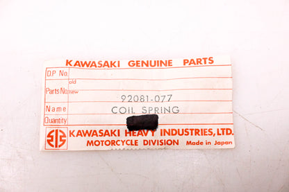 New OEM Kawasaki 92081-077 Oil Spring NOS
