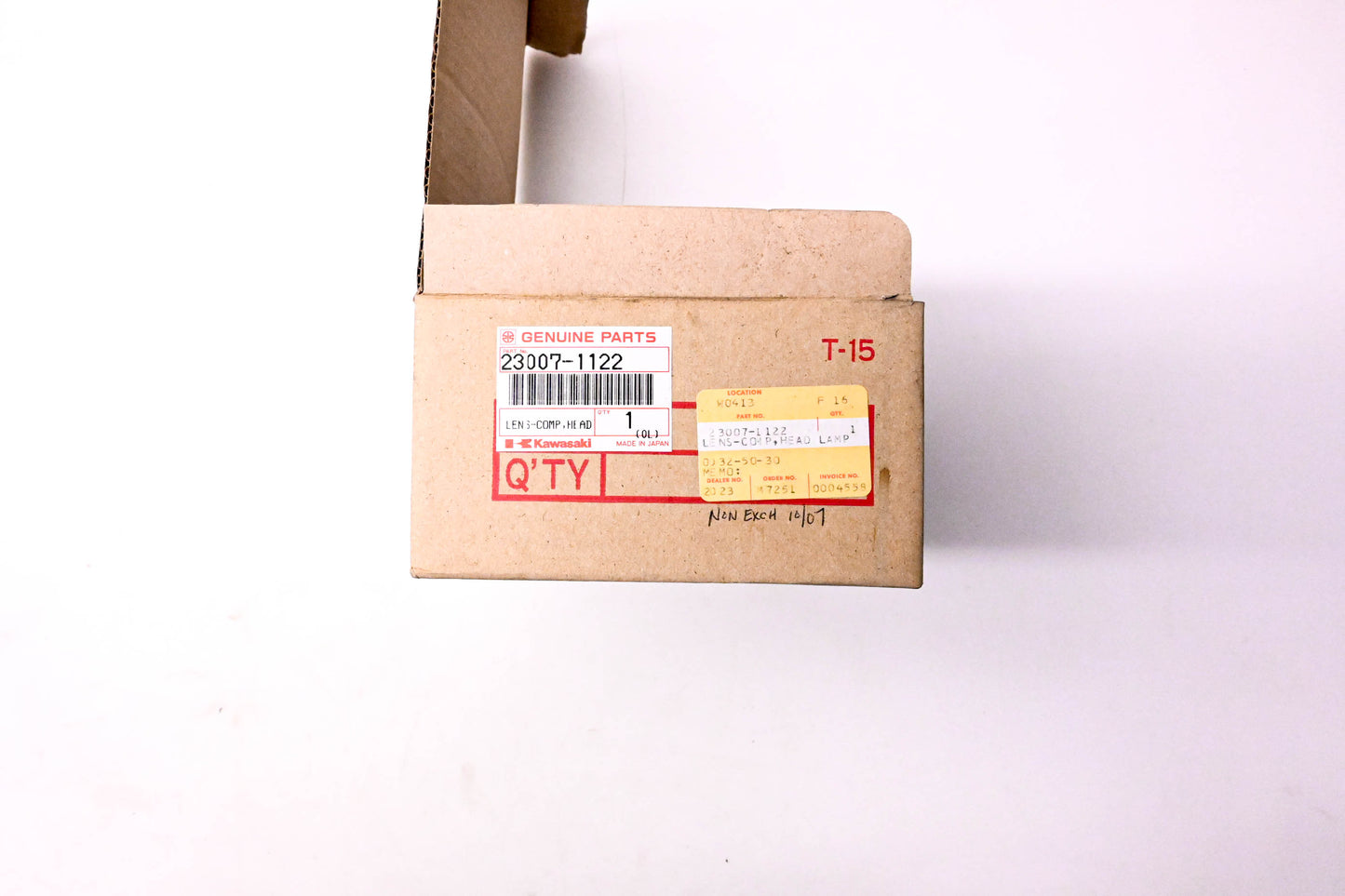 New OEM Kawasaki 23007-1122 Complete Headlamp Lens NOS