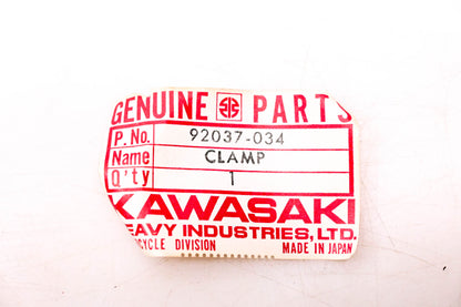 New OEM Kawasaki 92037-034 Air Cleaner Clamp NOS