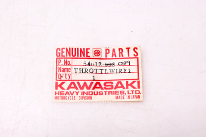 New OEM Kawasaki 54012-089 Throttle Control Cable NOS