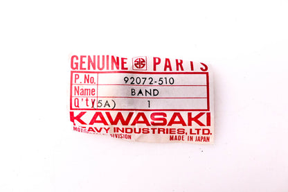 New OEM Kawasaki 92072-510 Fuel Tank Band NOS