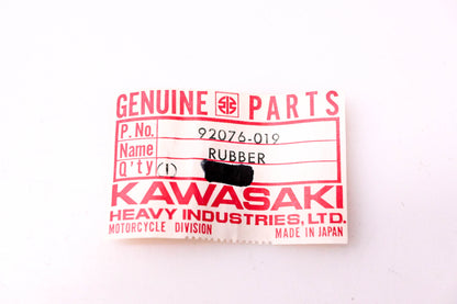 New OEM Kawasaki 92076-019 Rubber Footrest NOS