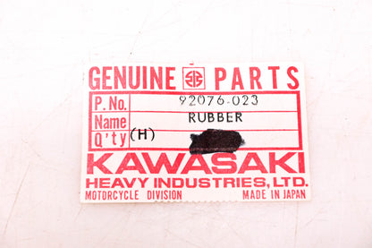 New OEM Kawasaki 92076-023 Rubber Footrest NOS