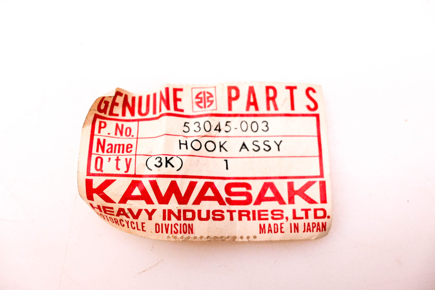 New OEM Kawasaki 53045-003 Hook Assembly NOS