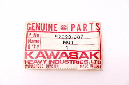 New OEM Kawasaki 92090-007 Steering Stem Lock Nut NOS