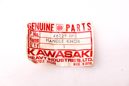 New OEM Kawasaki 46129-001 Handlebar Holder Knob NOS