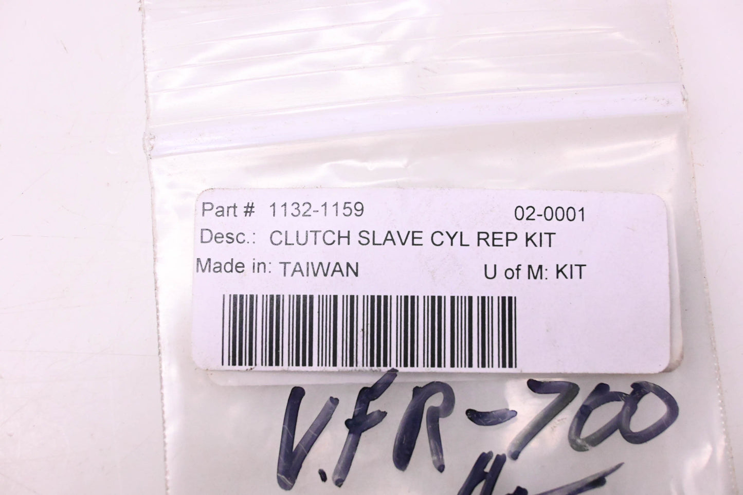 K&S 1132-1159, 02-0001 Clutch Slave Cylinder Repair Kit NOS