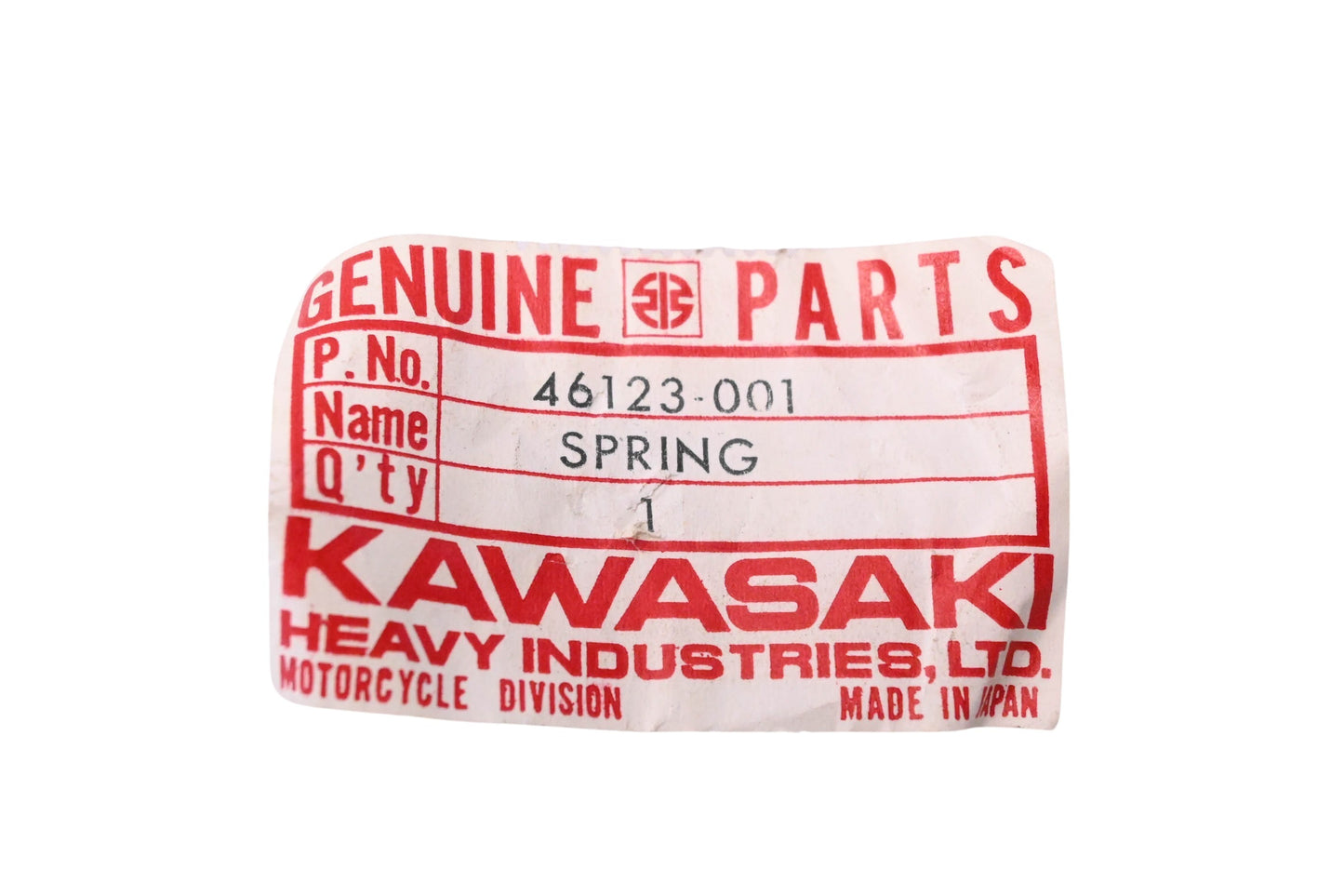 New OEM Kawasaki 46123-001 Friction Disc Spring NOS