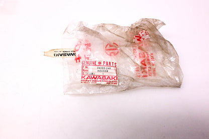 New OEM Kawasaki 34003-049 Left Hand Footrest Bar Holder NOS