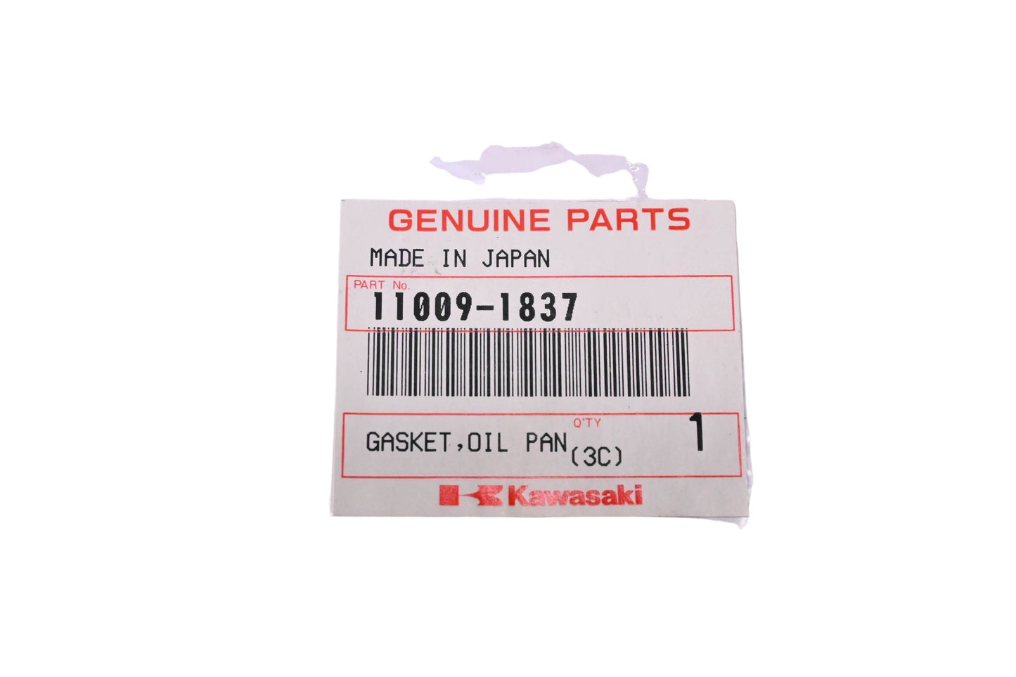 New OEM Kawasaki 11009-1837 Oil Pan Gasket NOS