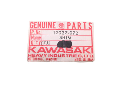New OEM Kawasaki 12037-072 Valve Tappet Shim 3.25T NOS