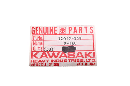 New OEM Kawasaki 12037-069 Valve Tappet Shim 3.10T NOS