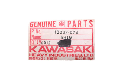 New OEM Kawasaki 12037-074 Valve Tappet Shim 3.35T NOS
